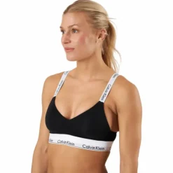 Lght Lined Bralette Black