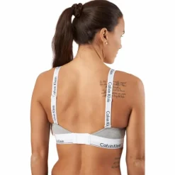 Lght Lined Bralette Grey