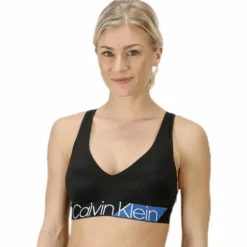 Light Lined Bralette Black