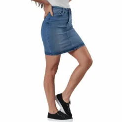 Lili Mw Denim Skirt Blue