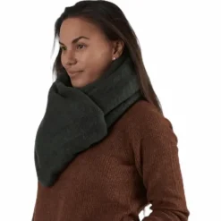 Lima Knit Long Scarf Black