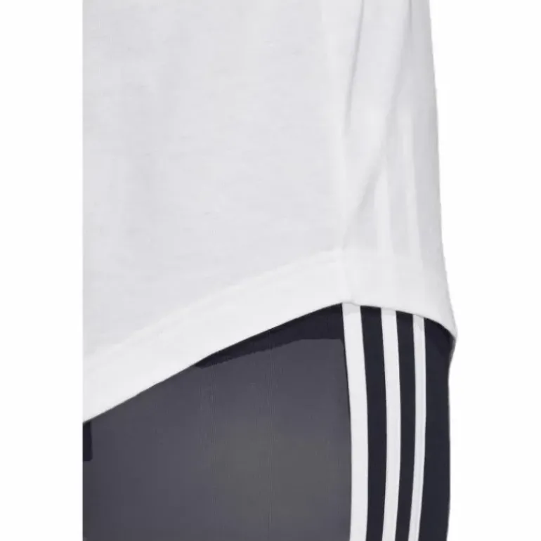 Linear Loose Tank White/Black