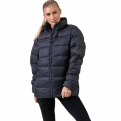 Logo Amby Padded Jacket Grey