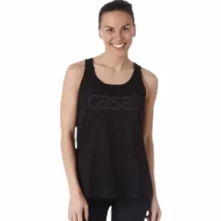 Logo Relaxed Tank Black