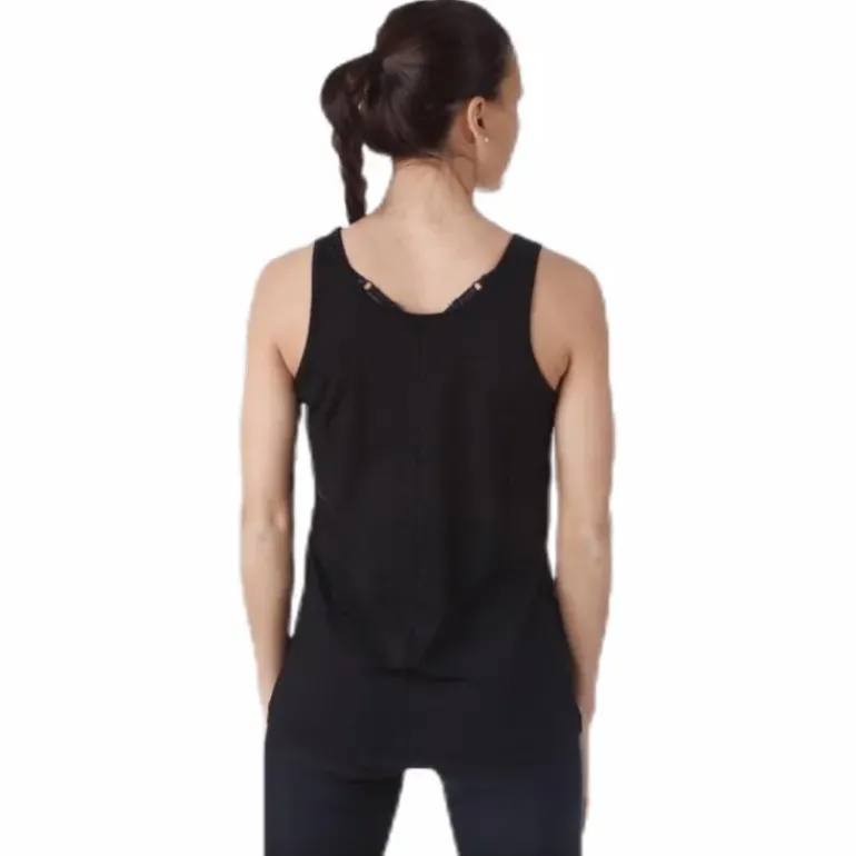 Logo Relaxed Tank Black