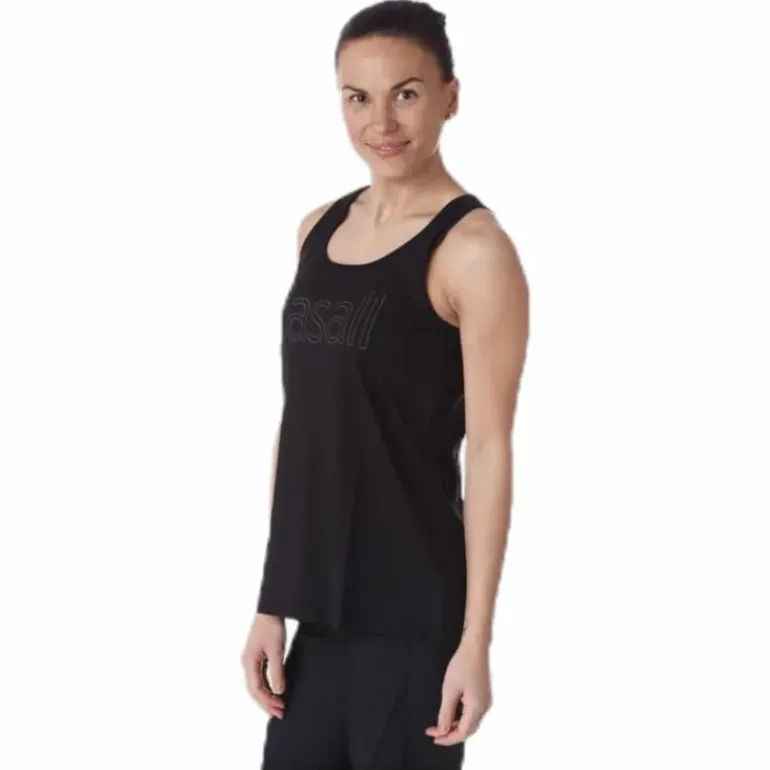 Logo Relaxed Tank Black
