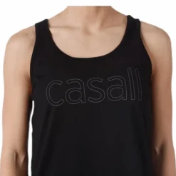 Logo Relaxed Tank Black