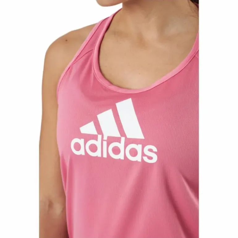 Logo Sport Tank Top Rose Tone / White