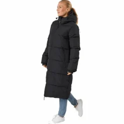 Long Hood Down Parka Black