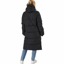 Long Hood Down Parka Black