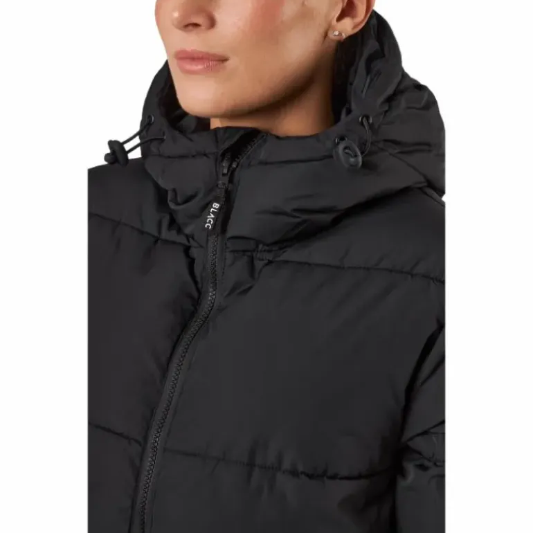 Long Hood Down Parka Black