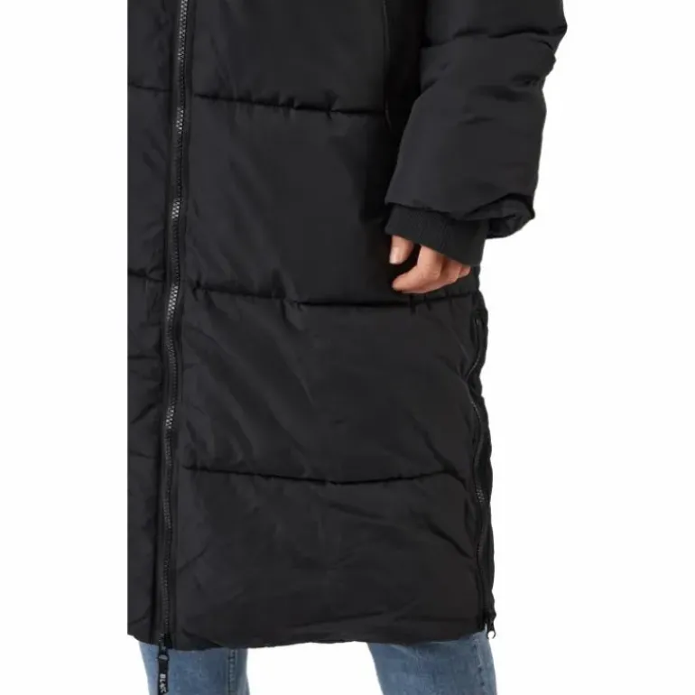 Long Hood Down Parka Black