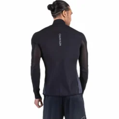 Long Sleeve 1/2 Zip Top Black