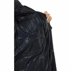 Loose Hood Coat Black