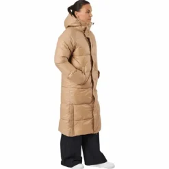 Loose Hood Coat Camel Brown