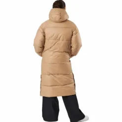 Loose Hood Coat Camel Brown