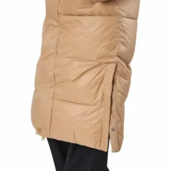 Loose Hood Coat Camel Brown