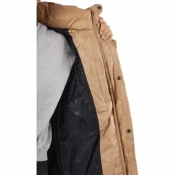 Loose Hood Coat Camel Brown