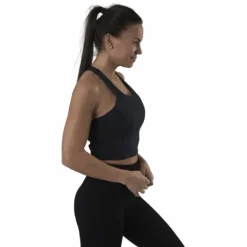 Love Crop Top Black