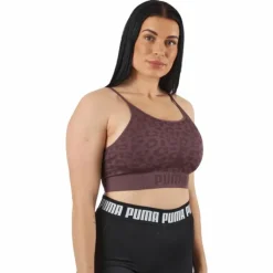 Low Impact Formknit Seamless L Dusty Plum-leopard Print
