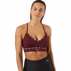 Low Impact Puma Strong Strappy Aubergine
