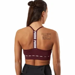 Low Impact Puma Strong Strappy Aubergine