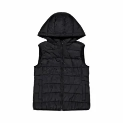 Lulu Hood Vest Black