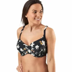 Malaga Padded Wire Bra Black