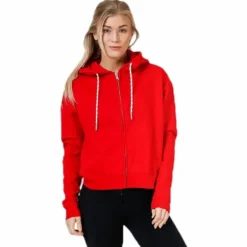 Malaga Zip Hood Red