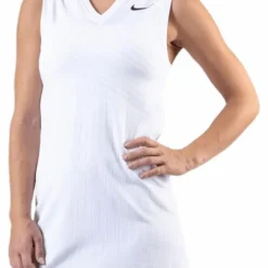 Maria Court Dress White/Black