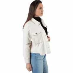 Marina Crop Jacket Grey