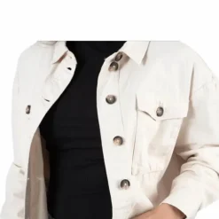 Marina Crop Jacket Grey