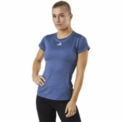 Match Tee Aeroready Blue/White