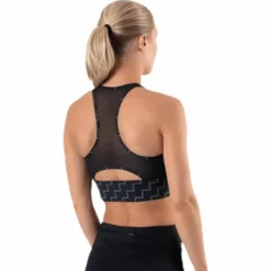 Medium Pad Bra High Neck Neo Black