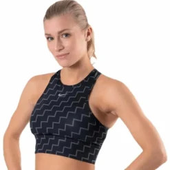 Medium Pad Bra High Neck Neo Black