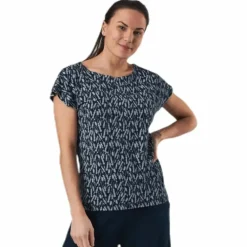Melanie Capsleeve Blue/Patterned