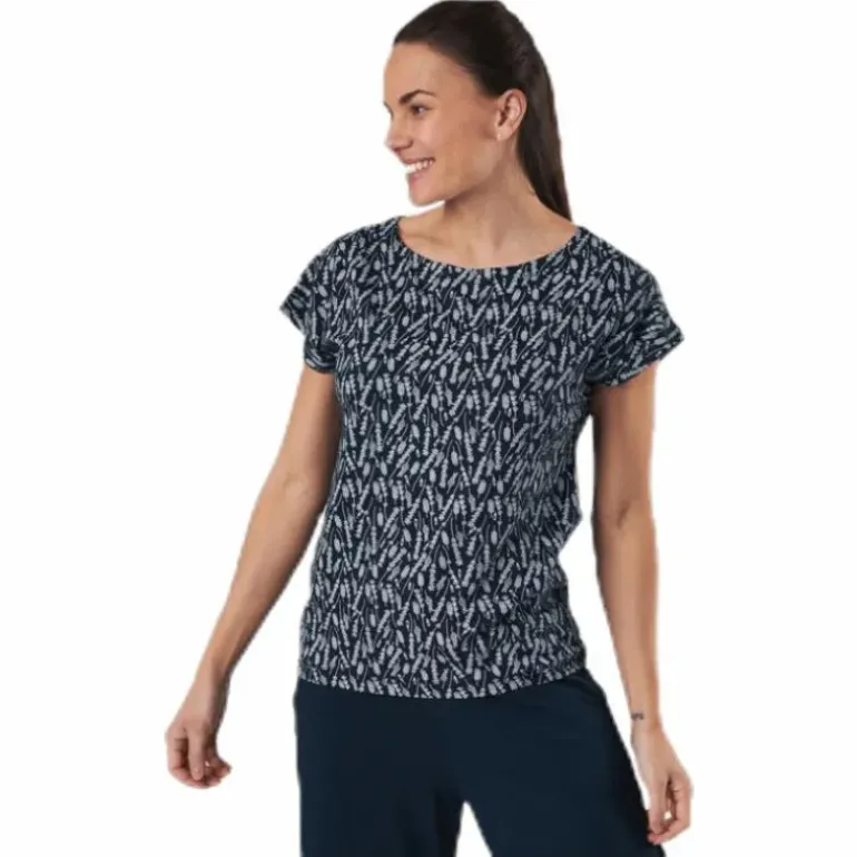 Melanie Capsleeve Blue/Patterned