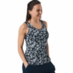 Melanie Top Blue/Patterned