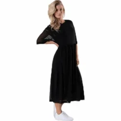 Mesh Dress Black