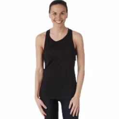 Mesh Insert Racerback Black