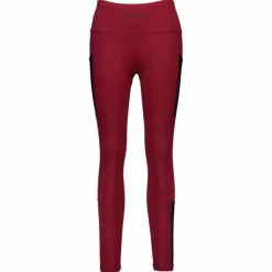 Mesh Pocket Leggings Dark Burgundy