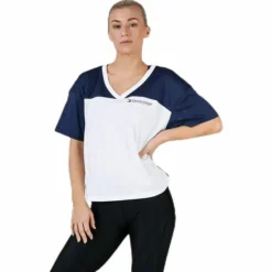 Mesh T-Shirt Panel Blue