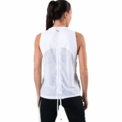 Metal Splash Adjustable Tank White