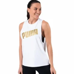 Metal Splash Adjustable Tank White