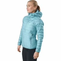 Micro Nordic Down Hood Frost Blue