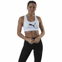Mid Impact 4Keeps Bra White
