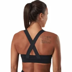 Mid Impact Puma Fit Bra Puma Black-metallic Puma