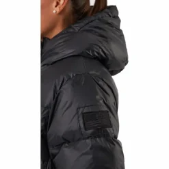 Mid Length Beltet Coat Black