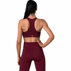 Mid Support Bra Logo Red