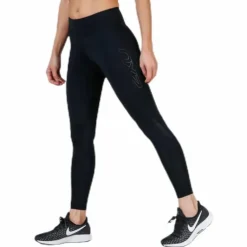 Mid-Rise Compression Tights Black